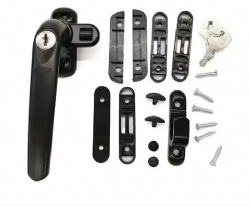 window handle with lock